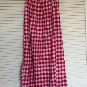 Papale Piko "The Lahi Mu'u" (red palaka tube dress)